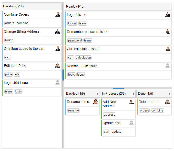 angular kanban