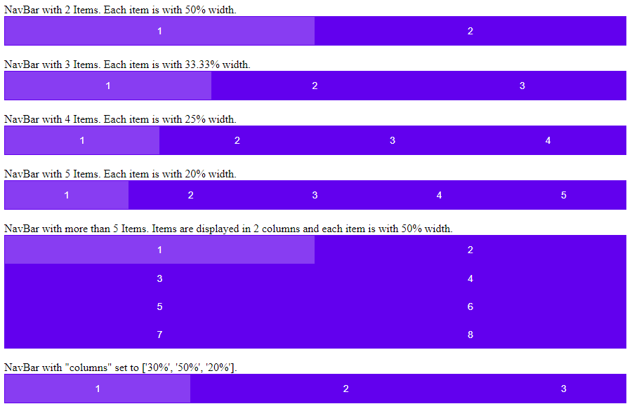 angular navbar