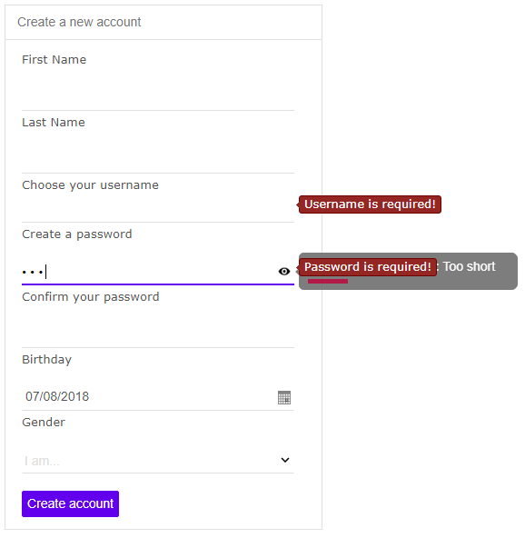 angular passwordinput