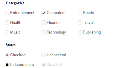 react button