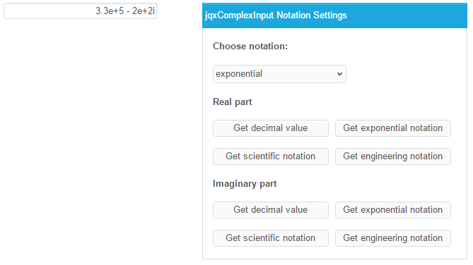 react complex input