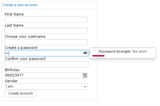react passwordinput
