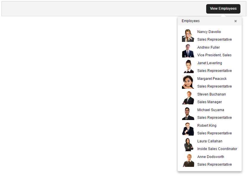 react panel