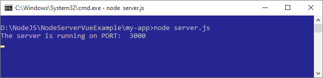 Server.js Running