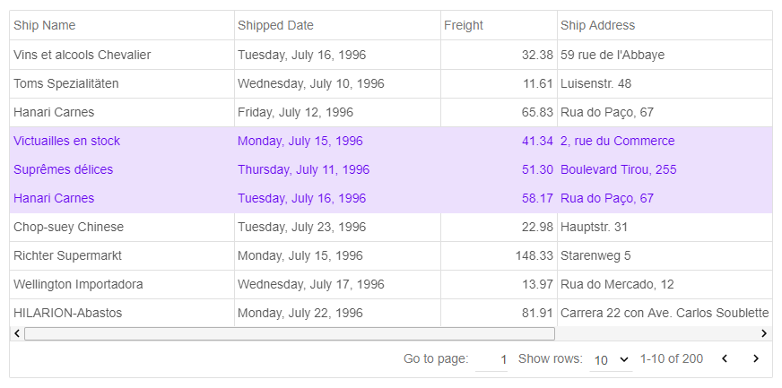 jquery grid paging